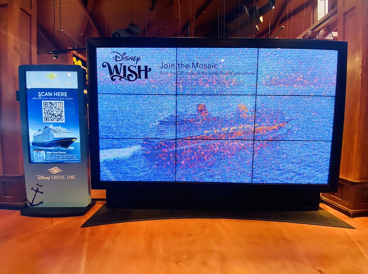 Disney Springs (@disneysprings) on Twitter photo Excited to sail on the #DisneyWish? 🚢✨Add your photo to the new <a href="/DisneyCruise/">Disney Cruise Line</a> Line digital mosaic inside Marketplace Co-Op with a simple QR code scan! #DisneySprings Excited to sail on the #DisneyWish? 🚢✨Add your photo to the new <a href="/DisneyCruise/">Disney Cruise Line</a> Line digital mosaic inside Marketplace Co-Op with a simple QR code scan! #DisneySprings