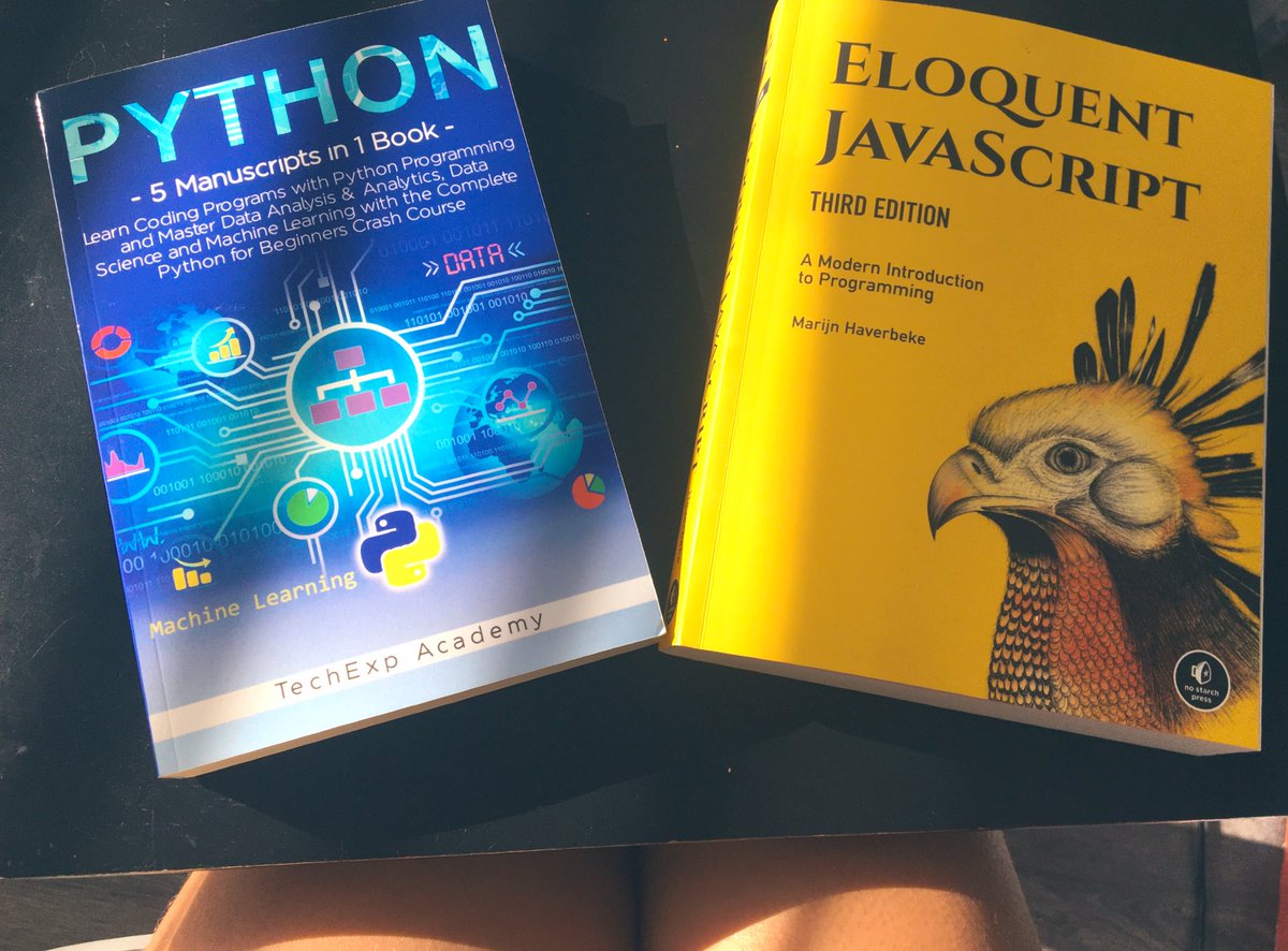 erickabolta's tweet photo. New goodies 😋#javascript #Python #fullsnackdeveloper #FullStack #BlackTechTwitter #DataScience #MachineLearning #AI #tech #books https://t.co/XO1Ku5yLdr