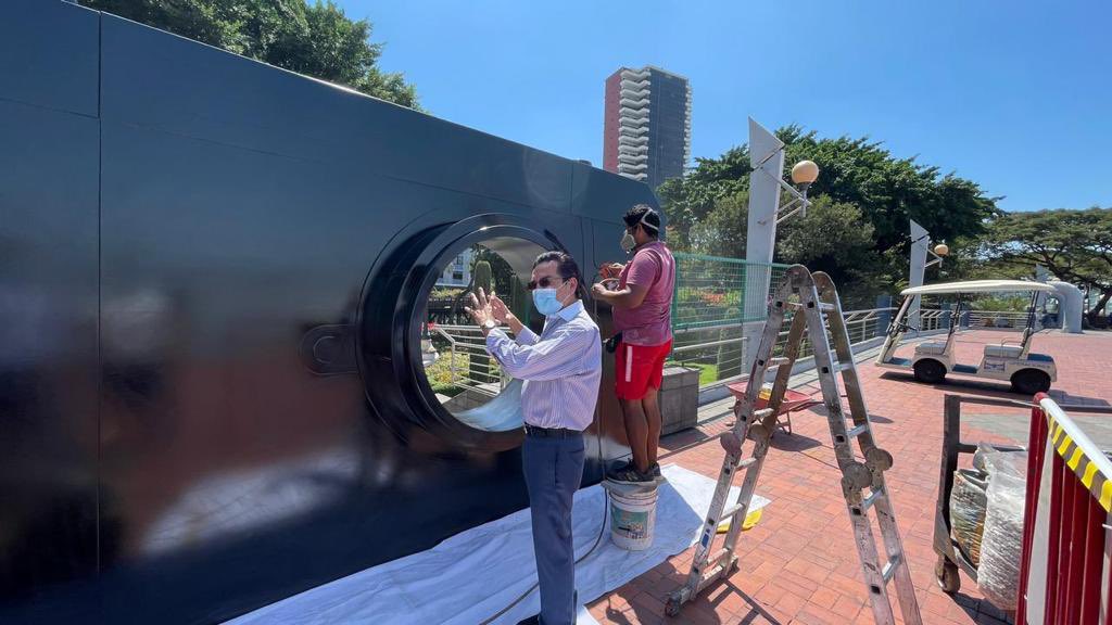 VicenteAlmeydaJ's tweet photo. Atención: Mañana aperturamos la ruta #Selfiando🤳🏻en el @Malecon2000Gye, un espacio de entretenimiento donde los jóvenes y las familias guayaquileñas podrán fotografiarse y compartir sus gráficas.
Es un paseo PetFriendly, pueden traer a sus mascotas.
#GuayaquilBrillaOtraVez https://t.co/vziru2hgkR