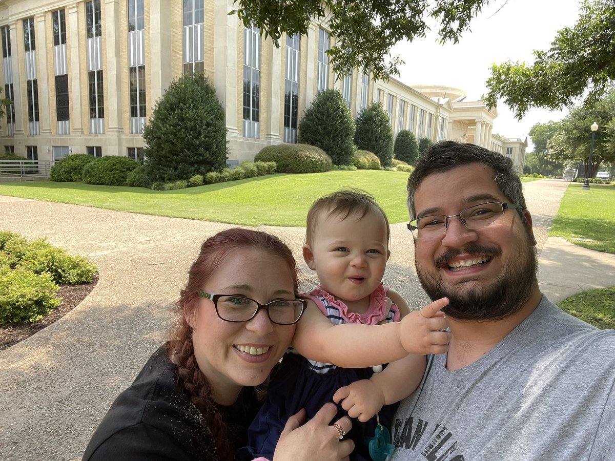 Today we showed Clara where her mom and dad first met almost a decade ago. #hometothedome #swbts <a href="/SWBTS/">Southwestern Seminary</a>