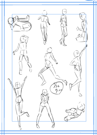 おはようございます☀️
今日もコツコツお絵かき頑張るぞぃー٩( 'ω' )و 

#朝練60秒クロッキー 