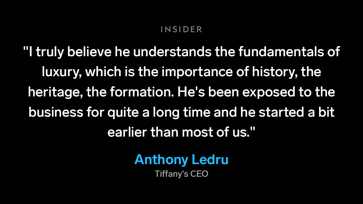 Ledru, Tiffany's CEO, said it's not just youth and being a \, image size:1200x675