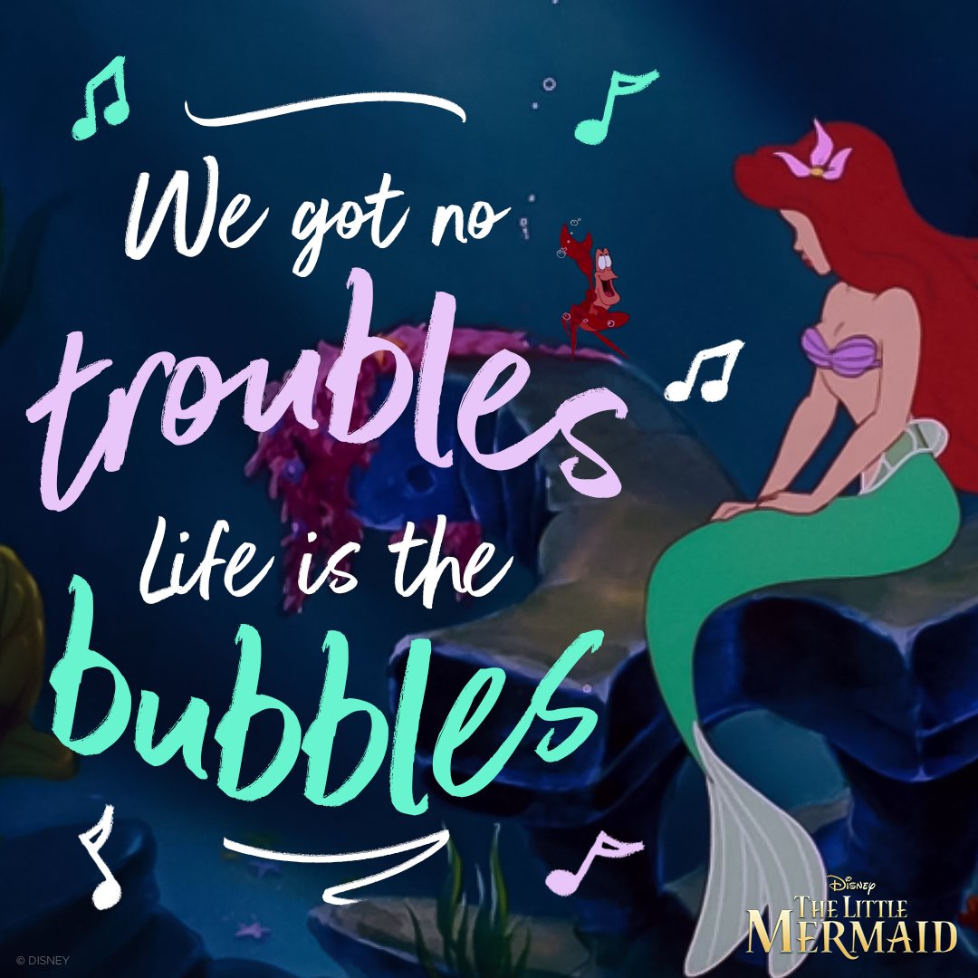 DisneyMusic's tweet photo. Under the sea we off the hook... 🦀🧜‍♀️ https://t.co/e0cI1aHwiV