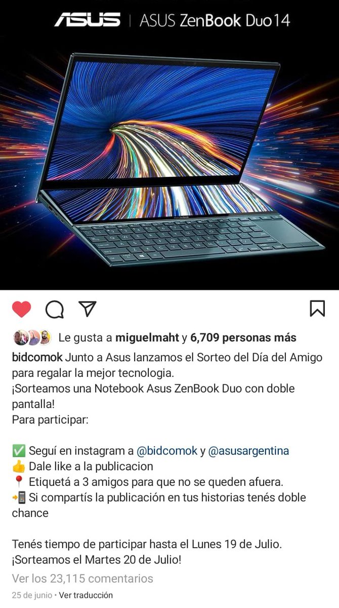 SoyMirvis's tweet photo. ⚠️No soy de hacer eso, pero la verdad me vendría bien la ayuda de todos ustedes⚠️

Hace unas semanas participé en este sorteo de @bidcomok (en IG) auspiciado por @ASUSArgentina.

Gané, cumpliendo todos los requisitos y ahora no lo quieren reconocer. https://t.co/rTJbRErHfK