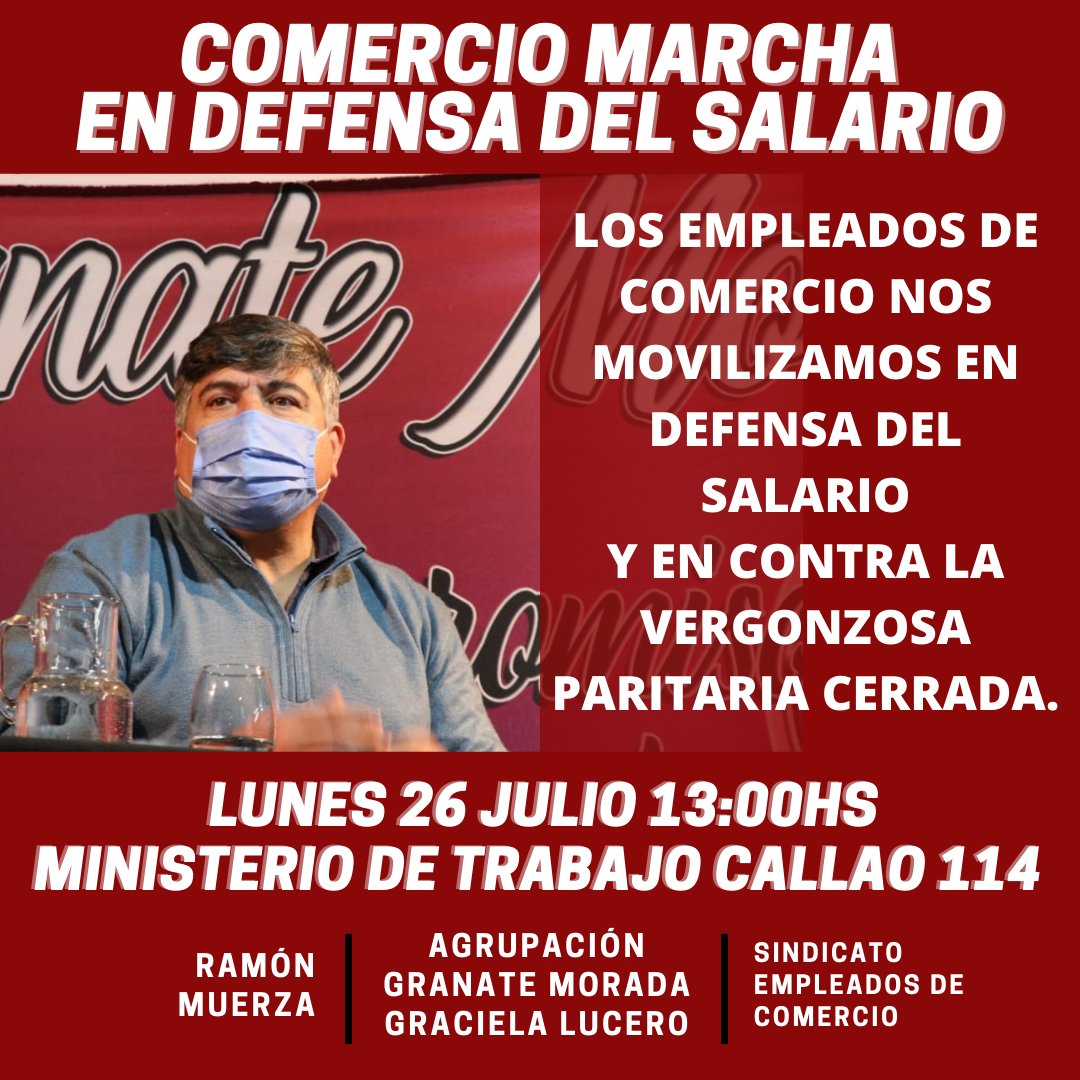 #26jcomercio
#marchamospormassalario
#RamonMuerza
#agrupaciongranatemorada
#UnidosPodemos