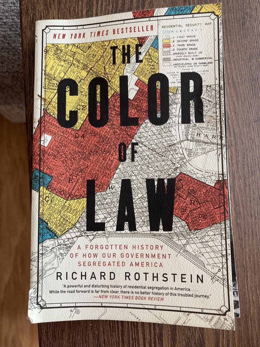 71jpt's tweet image. Read the Color of Law by Richard Rothstein  and tell me how past Federal Housing policies didn’t undermine the ability of communities of color to build generational wealth. This is an example of critical race theory. I don’t think you know what CRT means.