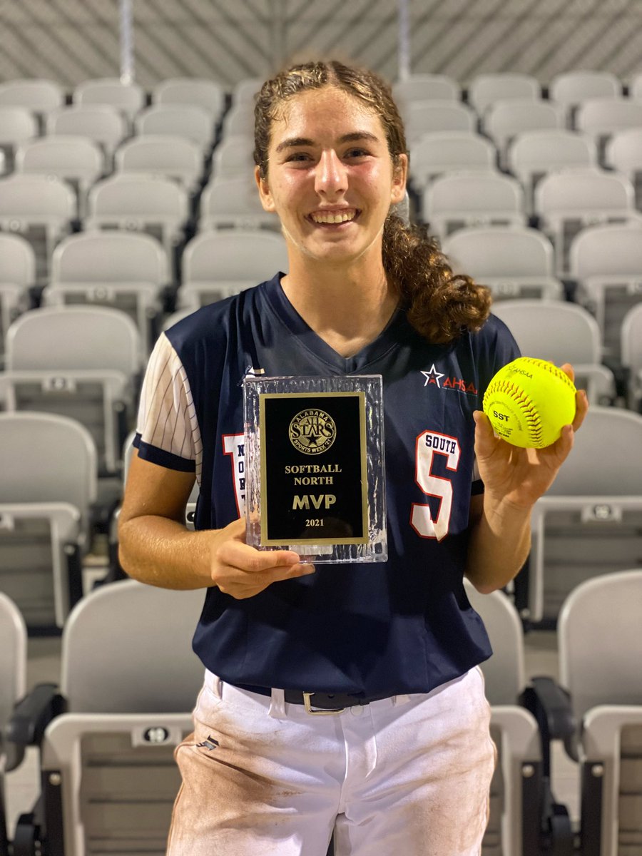 Congratulations to <a href="/MaceyOgle_21/">Macey Ogle</a> at the AHSAA North/South Allstar Game. She went 3-4 at the plate, 2 singles and a HR, pitched 2 shutout innings and was the North team MVP  <a href="/jcchs_athletics/">JCCHS Athletics</a>