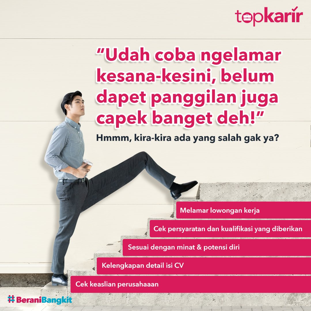 TopKarir's tweet image. Kadang kita maunya instan, sampai lupa yang mau kita raih kan masa depan... 

Selamat mencoba kembali Sahabat TopKarir🥰 Yuk update aplikasi TopKarir dan nikmatin fitur lowongan kerja kekinian yang #KamuBanget di sini! Download sekarang di bit.ly/downloadtopkar…