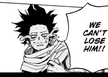 WifeyAizawa's tweet photo. every time i see this panel of aizawas face when midoriya tells him he needs him alive for ‘him’ and that he isn’t just needed for his quirk i cry https://t.co/LBrCzCWc9F