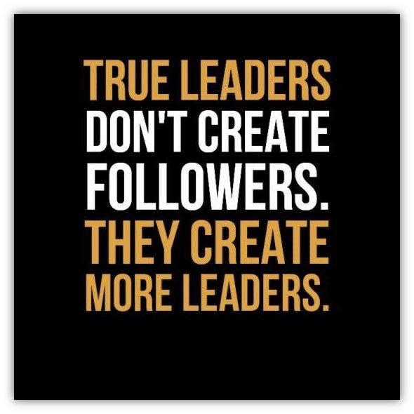 I believe that this is the essence of leadership. ⬇️⬇️⬇️ Do you agree? #WednesdayWisdom