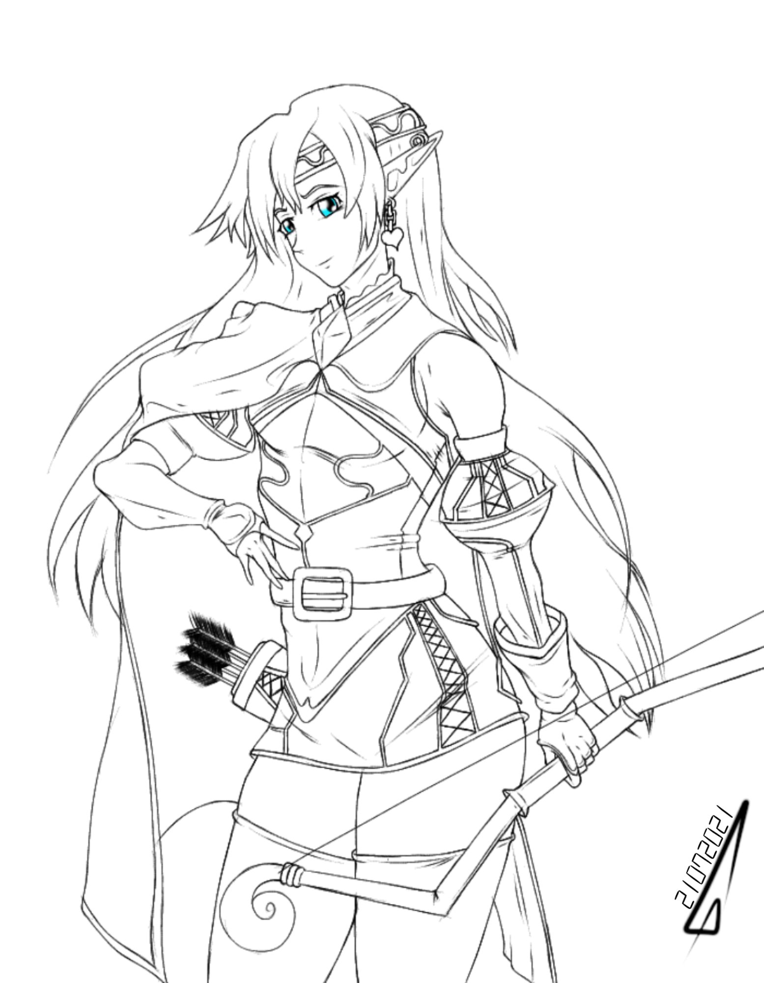 gekko__ on X: "[ Elf Archer ] [ My Likes ] #draw #drawings #sketch #anime  #elf #girl #art #lines #manga #character #sketches #line #archer  #linedrawing #linedrawings #likes #artwork #my #oc #fanartwork  #amateurartist #