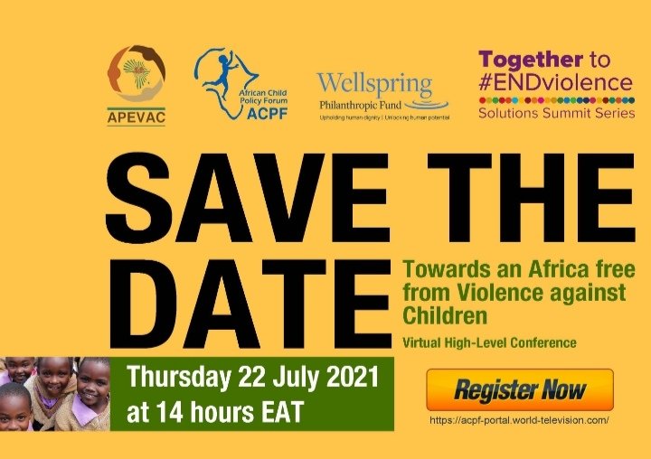 DrJoanNyanyuki's tweet photo. Have you registered to join our High level Pan African Conference today,1400hrs EAT? A rich lineup of speakers sharing reflctions on what #Africa needs to do, to #ENDviolence against #Children. @AfricanChildFrm @UN_EndViolence @GPtoEndViolence  @AUC_MoussaFaki @acerwc @ACHPR https://t.co/KKP0HrKYsv