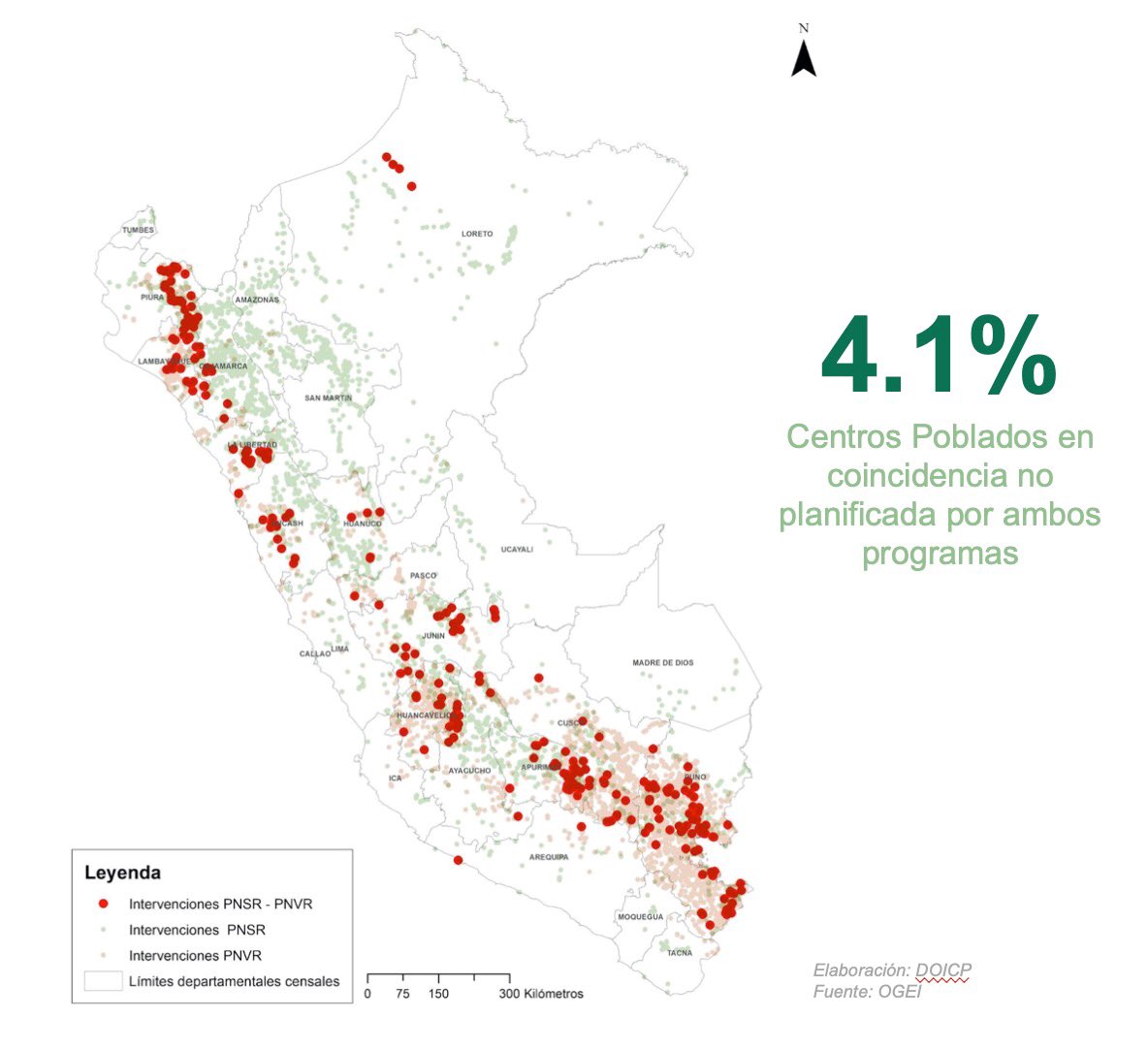 🏡 Analizando el impacto en <a href="/viviendaperu/">Ministerio de Vivienda</a>, vimos que solo en el 4% de los 8 mil centros poblados en donde trabajaban los programas de Saneamiento Rural y Vivienda Rural, habían intervenciones conjuntas. De un lado, hacíamos viviendas sin baños; y del otro, baños sin viviendas.