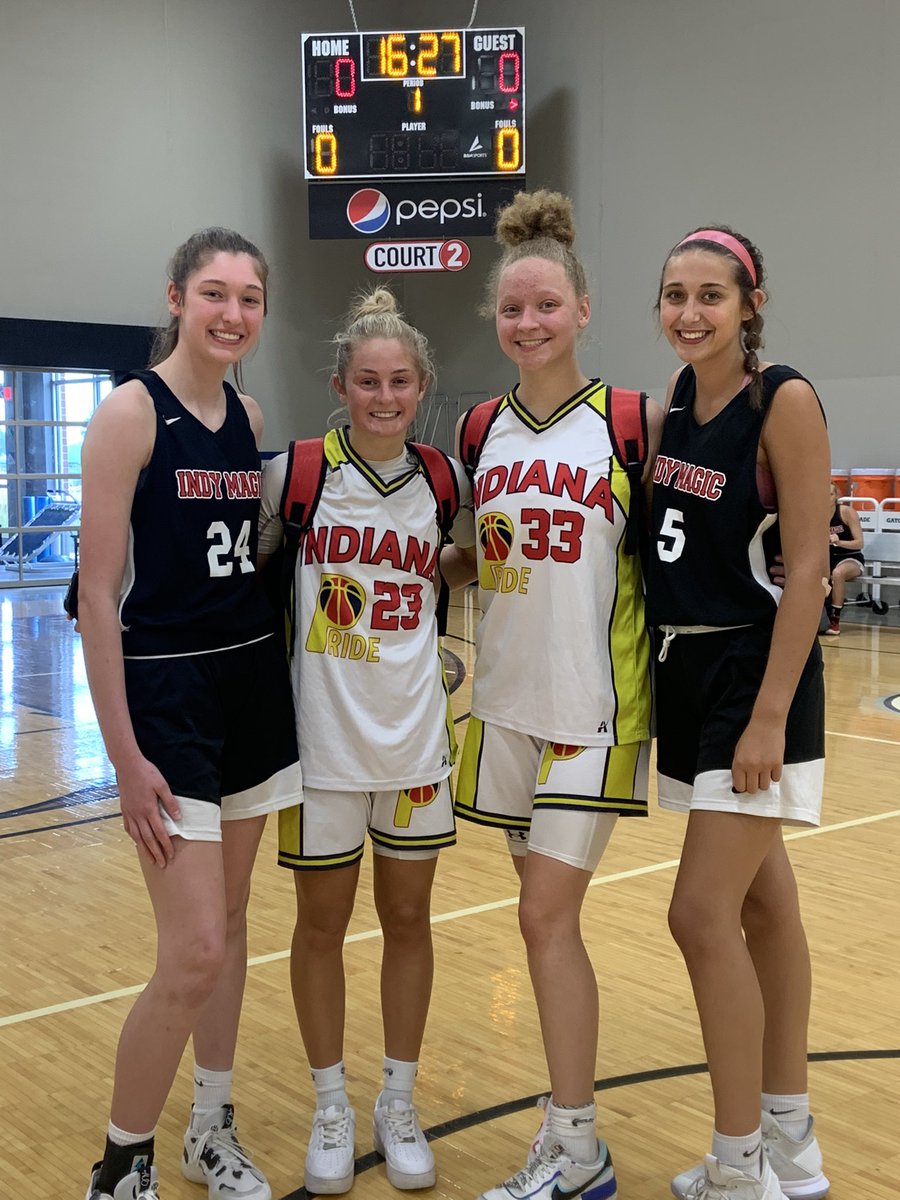 JillMirise's tweet photo. Another good game this evening. Great team win! It is even better when high school teammates get to watch.   @gabbymirise @mimms_alexis @InPrideBBClub @INPrideXtreme @katelyn_davisss @anna_guiff @AHSOriolesGbb #WelcomeToTheFamily https://t.co/v7tLkc5yki