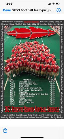 Bellevue redmen FOOTBALL 🏈 nation