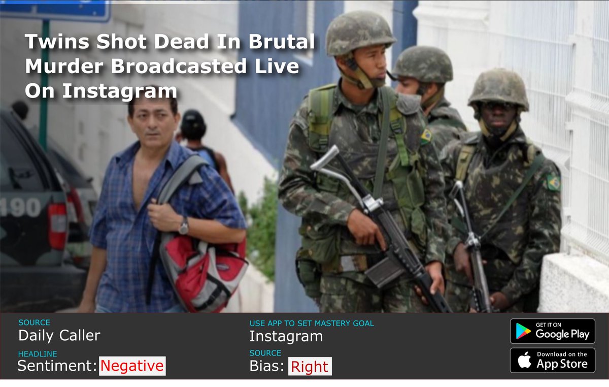newslyticsapp's tweet photo. Twins shot dead in Brutal murder broadcasted live on instagram 
Url - https://t.co/DwwtM6JcWO

Get full control over your news https://t.co/eIRgyKM67L 

#brazil #Instagram #news #breaking #trending #COVID #crime #stocks #crypto #travel https://t.co/uie748Awn3
