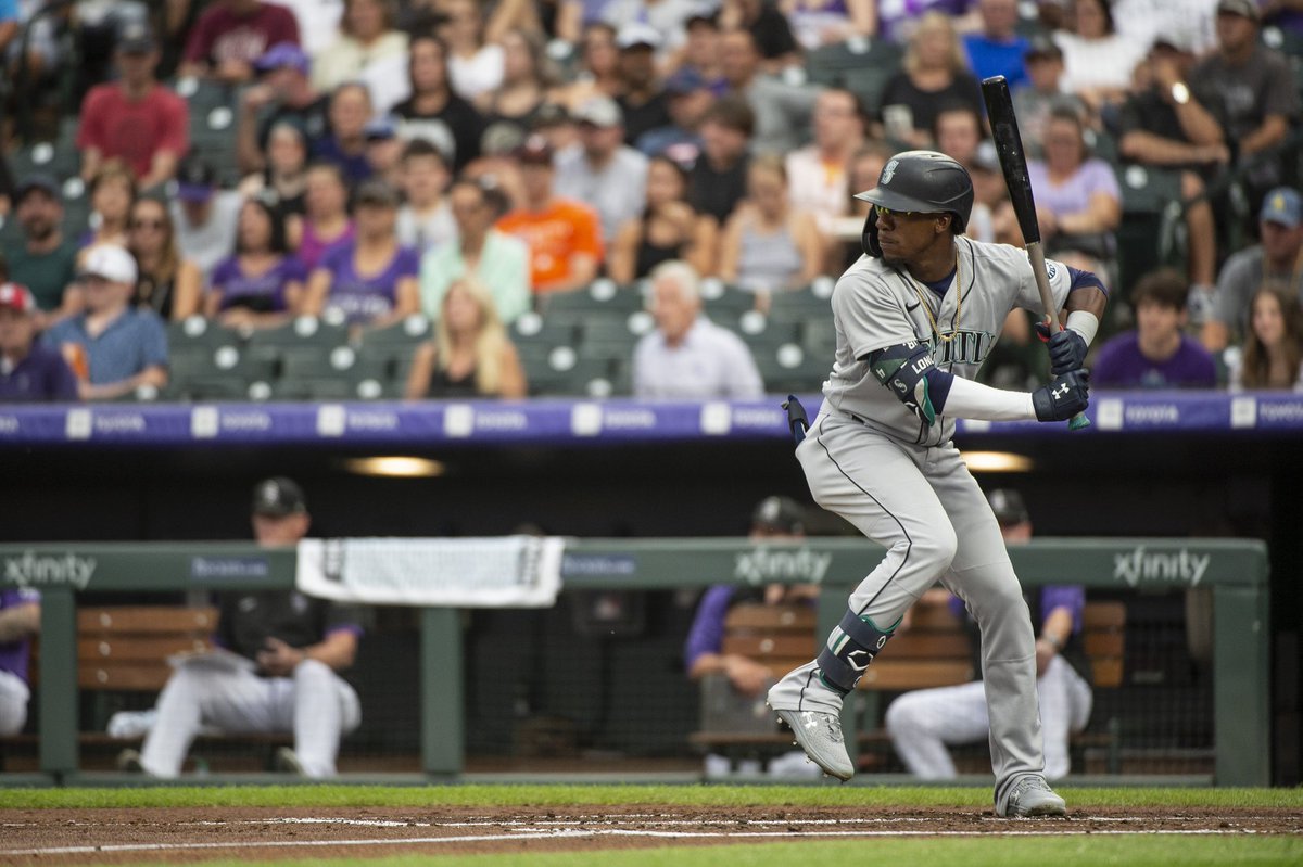 KampFender's tweet photo. DENVER, CO - JULY 20: Seattle tops Colorado 6-4 during a Major League Baseball game between the Seattle Mariners and Colorado Rockies on July 20, 2021, at Coors Field in Denver, CO. (Photo by Kamp Fender) https://t.co/cCUlm2AMTr