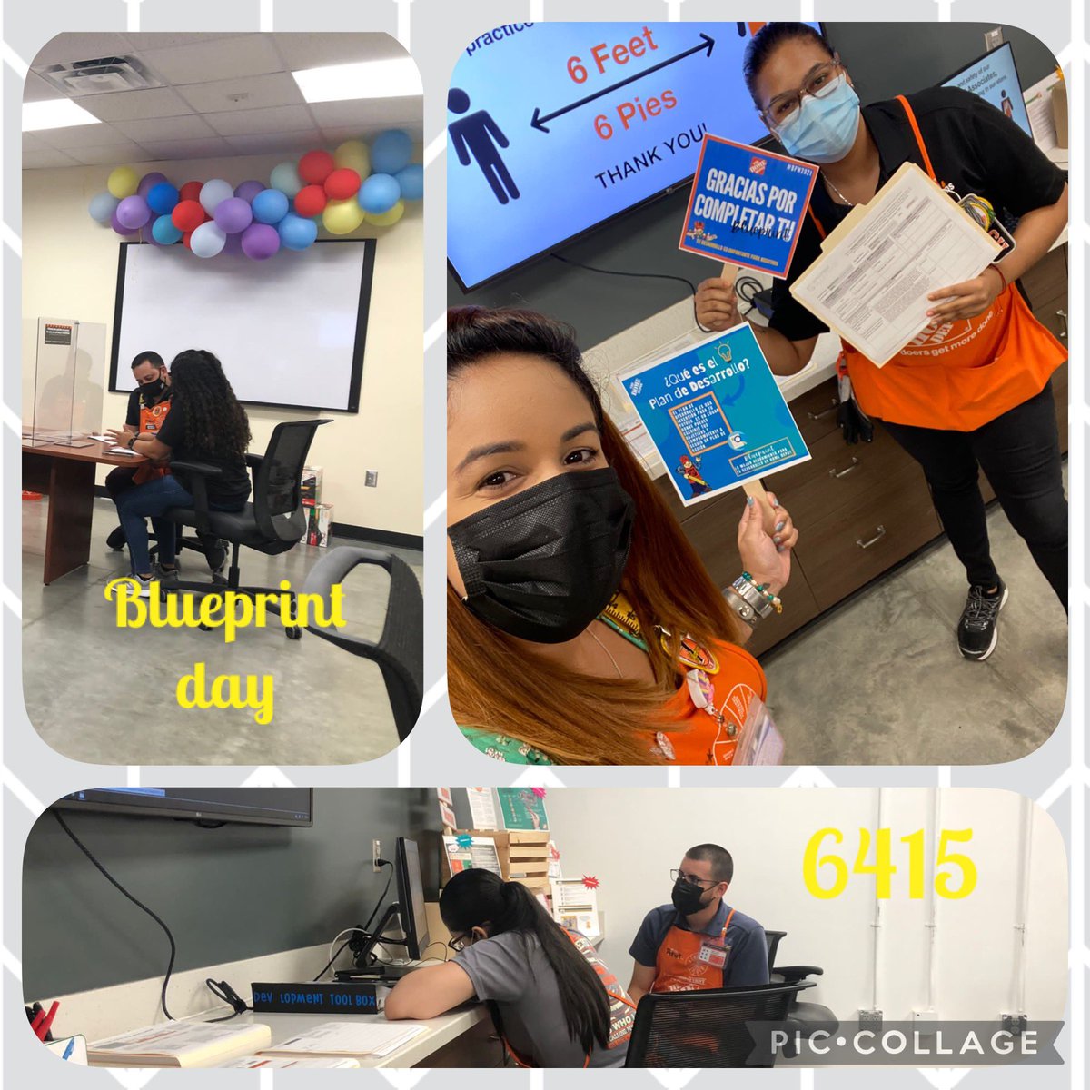 Blueprint day! Thank you Xaymara, Robert &amp; Marcano for taking the time to develop our associate! #CensusD281
