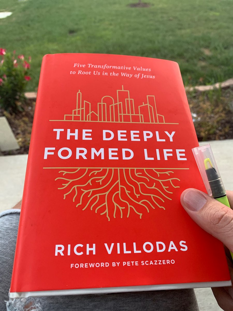 Finally getting to read this one snd really enjoying it! 
….
“One could argue that discomfort with being silent before God just might reveal how unfamiliar we are with God.” - <a href="/richvillodas/">Rich Villodas</a> #thedeeplyformedlife