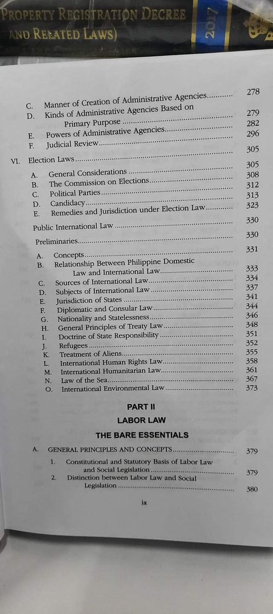 BhabesBorbon's tweet image. #tableofcontents pasilip for POLITICAL AND LABOR LAW

PRE-WEEK reviewer for JITTERY BAR takers