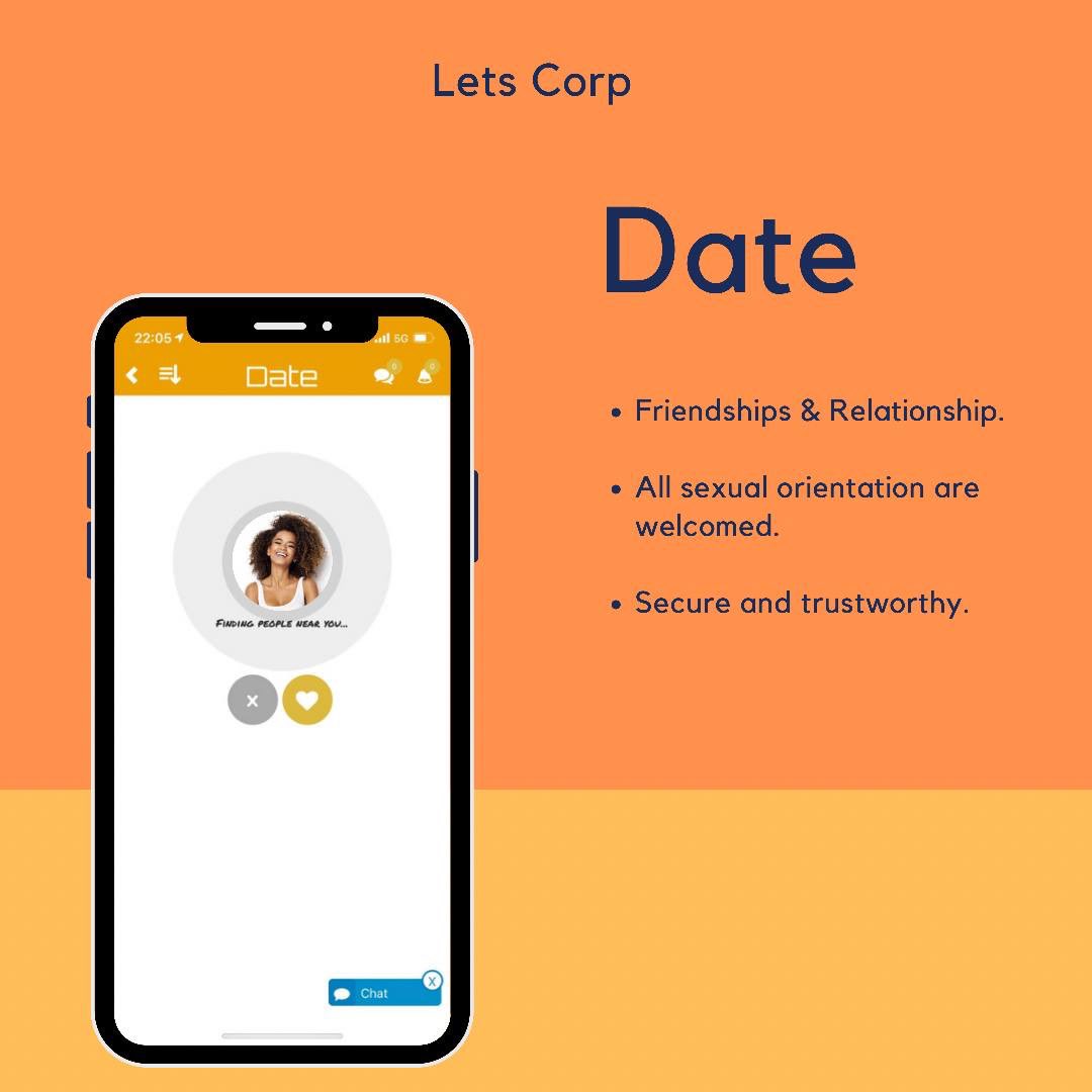 MarkusMannee's tweet image. RT @letscorp2: A new way to find love in your your area or city 🙌🏽 #letscorp #letsapp #dating #Love #relationship the dating feature !