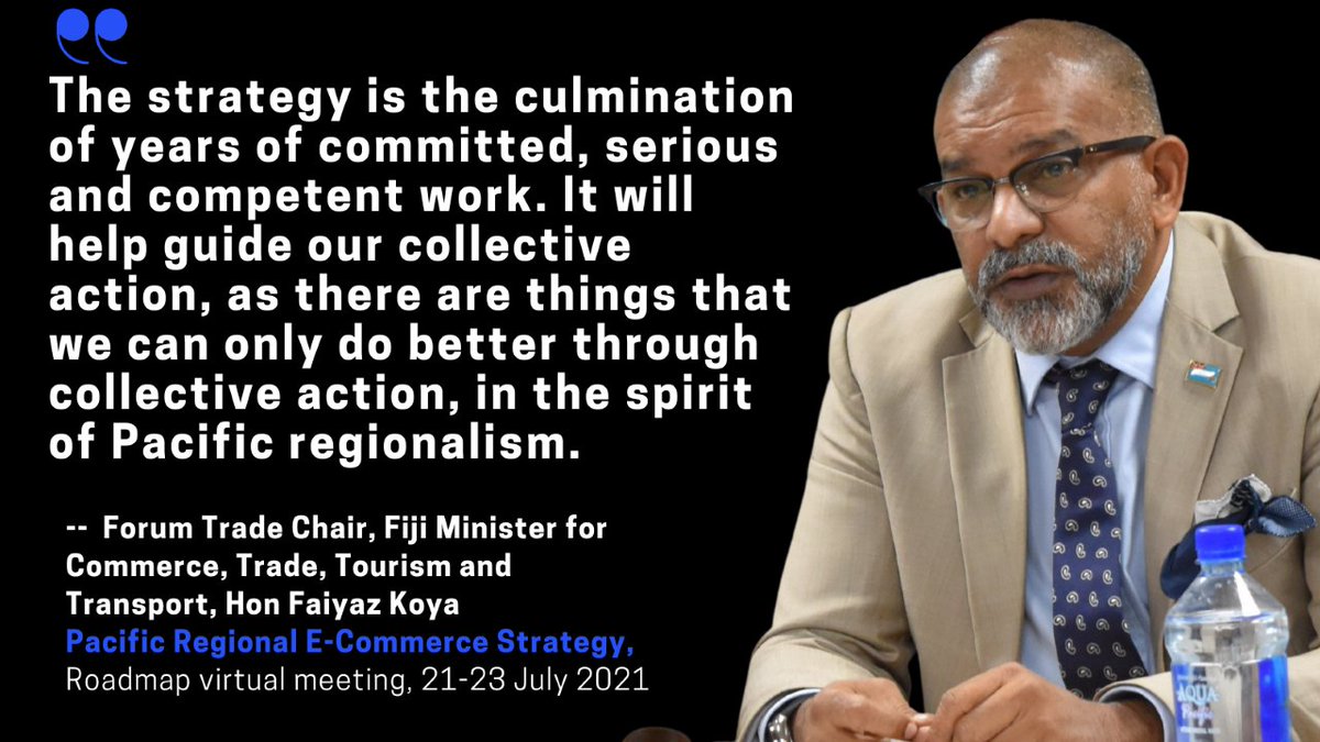ForumSEC's tweet photo. Following the green light from Forum Trade Ministers on July 16th, officials are looking into the principles of a Pacific #Ecommerce Strategy this week, on ways to boost digital trade in the Pacific. Check the concept at https://t.co/FNP8yXOlhh #Digitaleconomy #Etrade4All @UNCTAD https://t.co/2L1c4bFfzQ
