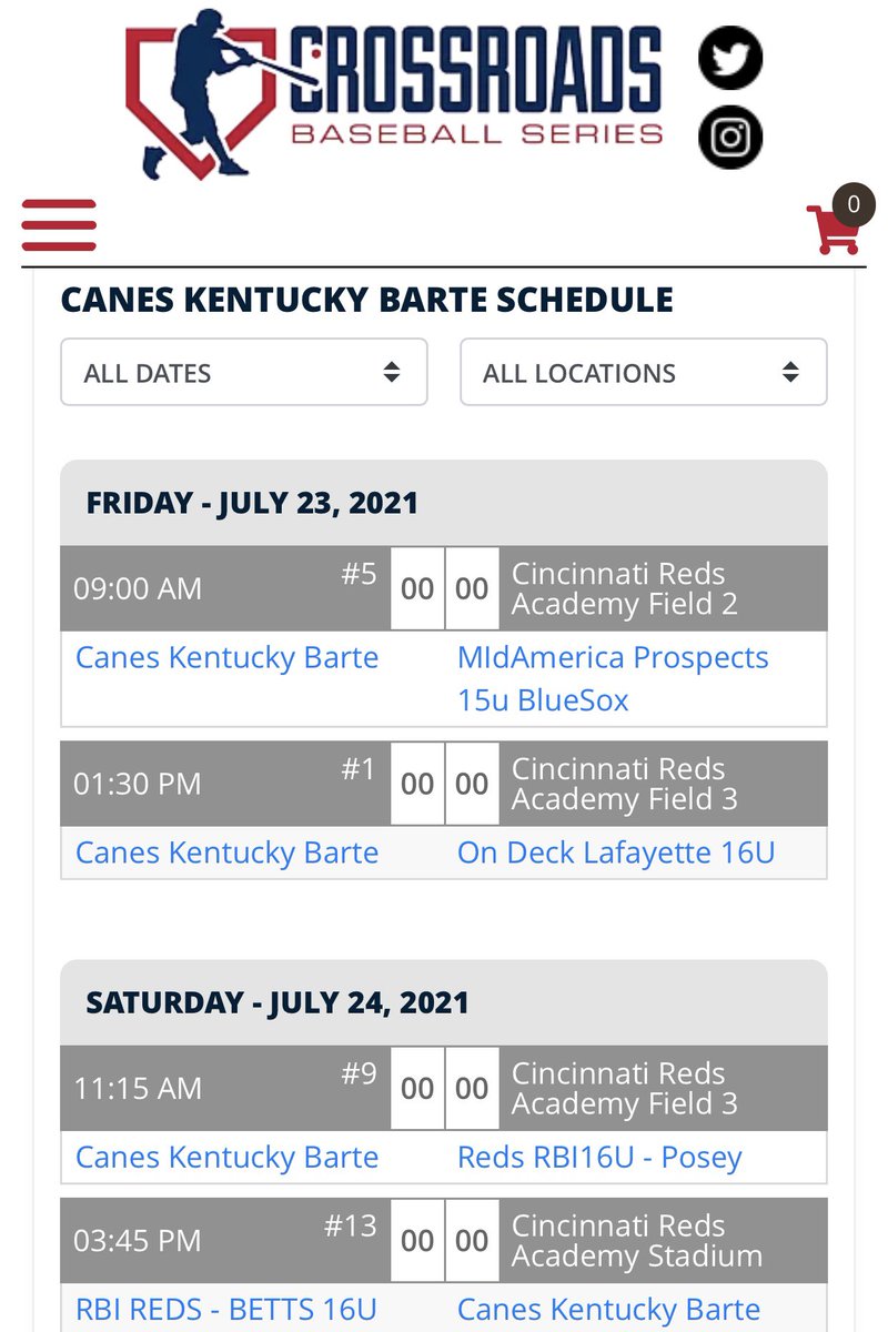 Canes Ky 15u Barte (CanesKy15uBarte) Twitter