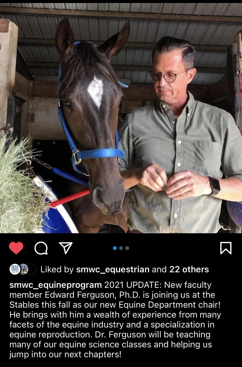 smwc_admission's tweet photo. Welcome to The Woods, Dr. Ferguson!! If you are interested in equine studies, schedule your campus visit at https://t.co/gCSFQnasHO! #equineprogram #smwc @smwc https://t.co/a7AORvQINW