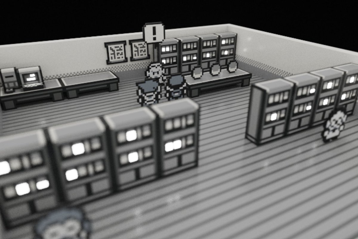 NortAstro's tweet photo. Oak's Lab

#pokemon #NES #nintendo #voxel #voxelart #magicavoxel #lowpoly #retro #retrogaming https://t.co/cjwV7xm5Dn