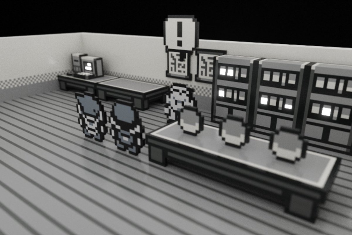 NortAstro's tweet photo. Oak's Lab

#pokemon #NES #nintendo #voxel #voxelart #magicavoxel #lowpoly #retro #retrogaming https://t.co/cjwV7xm5Dn