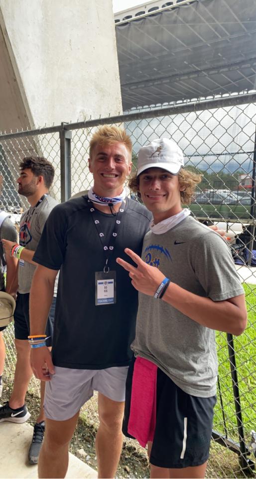 DeanArgenta's tweet photo. @gargenta2 Training with @AuburnFootball Bo Nix @mpa_info  @QBCountry @QBC_Jersey https://t.co/JDujt9QejF