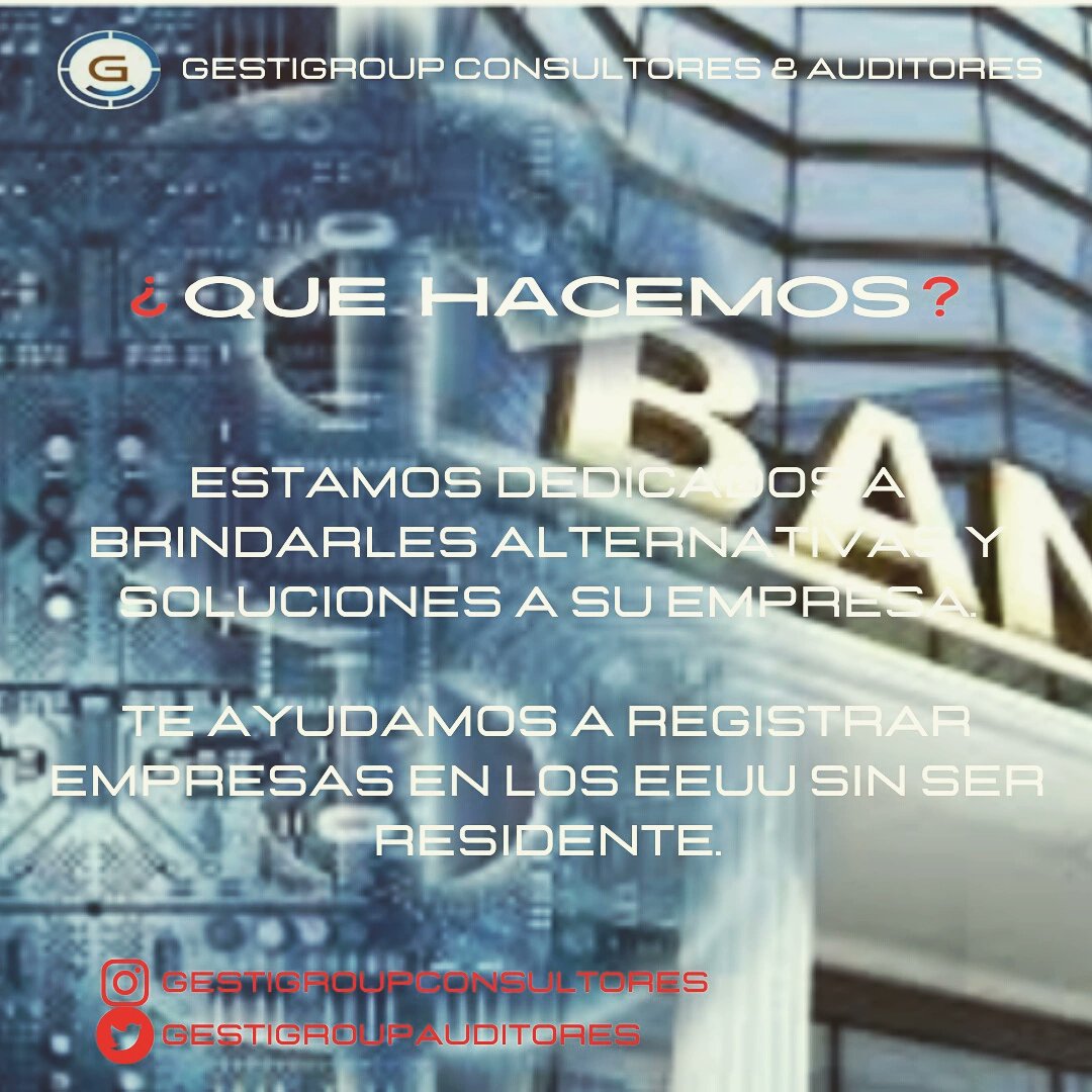 gestigroup's tweet photo. ¿ Sabías que es posible abrir una cuenta bancaria en los EEUU sin necesidad de viajar? https://t.co/NCXRuz8QWw