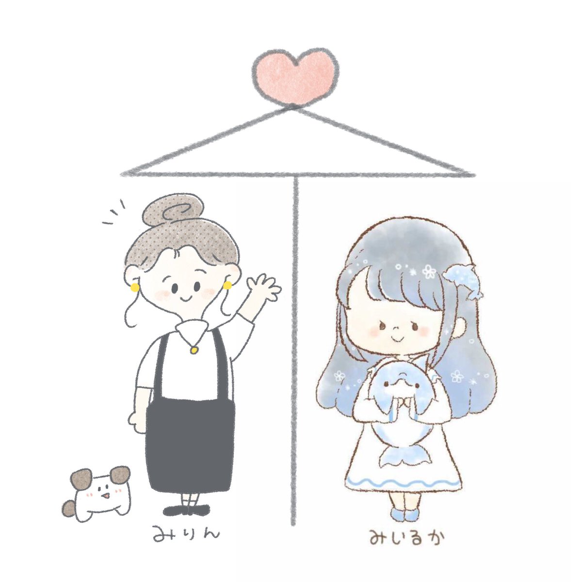 なんと〜！私の大好きで憧れの、みいるかちゃん（@miiruka_ ）🐬✨🤍と