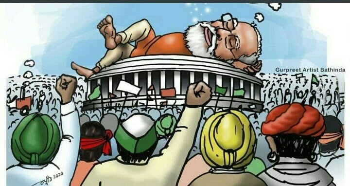 SimratS58729914's tweet photo. #FarmersParliament
To awake the sleepy govt, the protest will be held outside the parliament during monsoon season!

#FarmersParliament https://t.co/Iq7QcK0ZJT