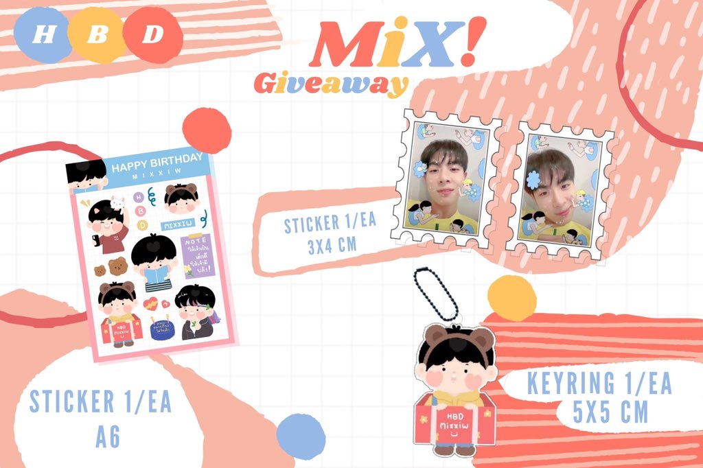 🧁 HAPPY MIXXIW DAY 🧁

*◞  GIVE AWAY + ตุ๊กตาปักชื่อ 💌

กติการีทวิต + เมนชั่นรูปมิกซิวพร้อมติดแท็ก
#Mixxiw23ยังจิ๋ว 
#mixxiw #ส่วนผสมของมิกซ์ 

— จำนวน 1 รางวัล ไม่มีค่าใช้จ่าย —

*◞ สุ่ม 24.07.2021 23:32 น. 🧸

📍เฉพาะชาวด้อมไม่มีชื่อ ส่วนผสมของมิกซ์ และชาวโลกเท่านั้นค่ะ📍