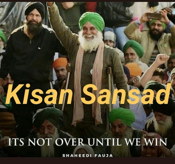 mxnnkaur's tweet photo. Nothing is over, the ongoing protest is going to witness the gathering of farmers at Parliament!

#FarmersParliament https://t.co/Cz8BqoaIRy