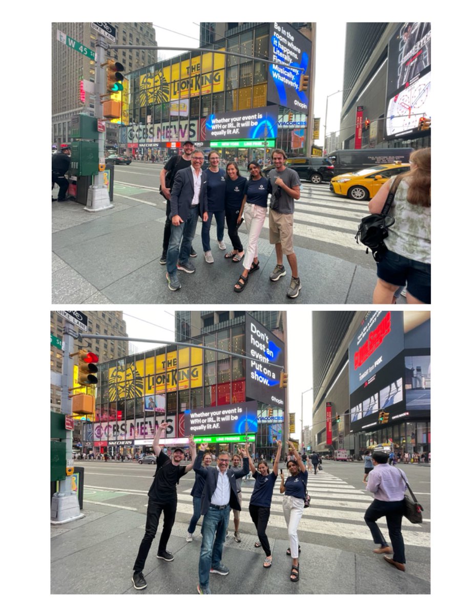 Very grateful to get (some of) the <a href="/Boomset/">Boomset by Hopin</a> crew together in the Big Apple tonight 🙏 

#Eventprofs — these official Hopineers are movin’ &amp; groovin’ to make in-person, virtual and hybrid events all over the globe 🔥#litAF🔥 <a href="/Hopin/">RingCentral Events (Formerly Hopin)</a>

#eventtech