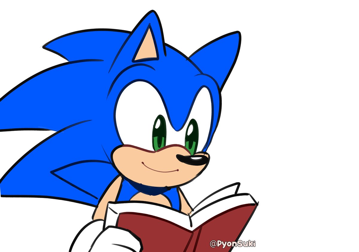 Tails puts little motivational notes in books so Sonic can read more 😊✨
--
#SonicTheHedgehog 