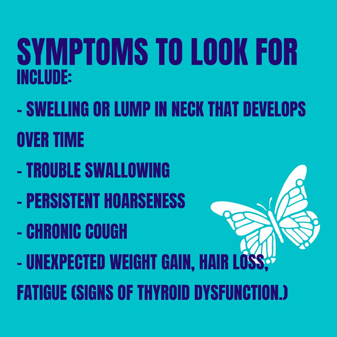 A year ago today, a doctor sat me down and said three words that changed my life. 

“You have cancer.”

A lot has happened in the last year, and I’m glad to say the cancer is gone. But I won’t stop advocating for thyroid cancer awareness. 🦋 #thyca #checkyourneck