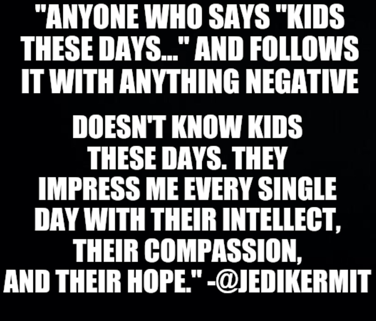 Kids these days... 
#k12 #edchat #edutwitter #education