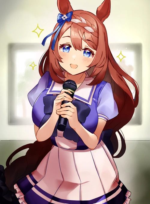 一緒に歌いましょう～♪ #ウマ娘 #スーパークリーク 