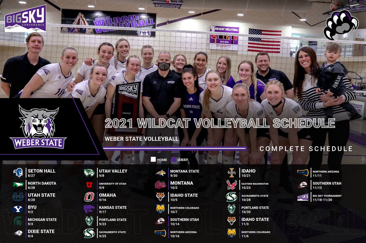 Weber State Volleyball tweet media