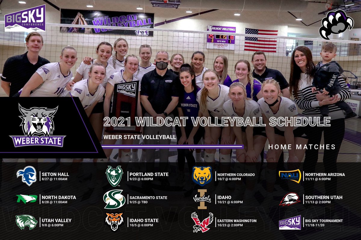 Weber State Volleyball tweet media