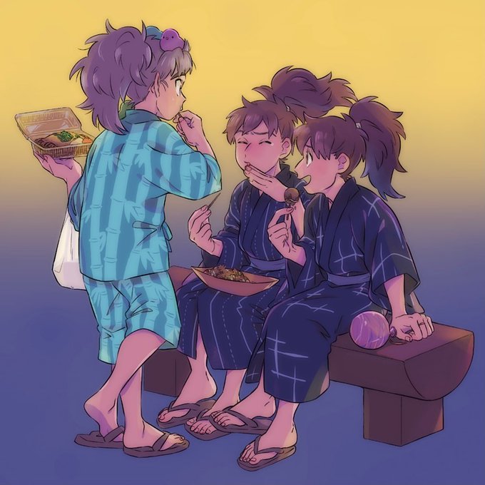 「multiple boys takoyaki」 illustration images(Latest)