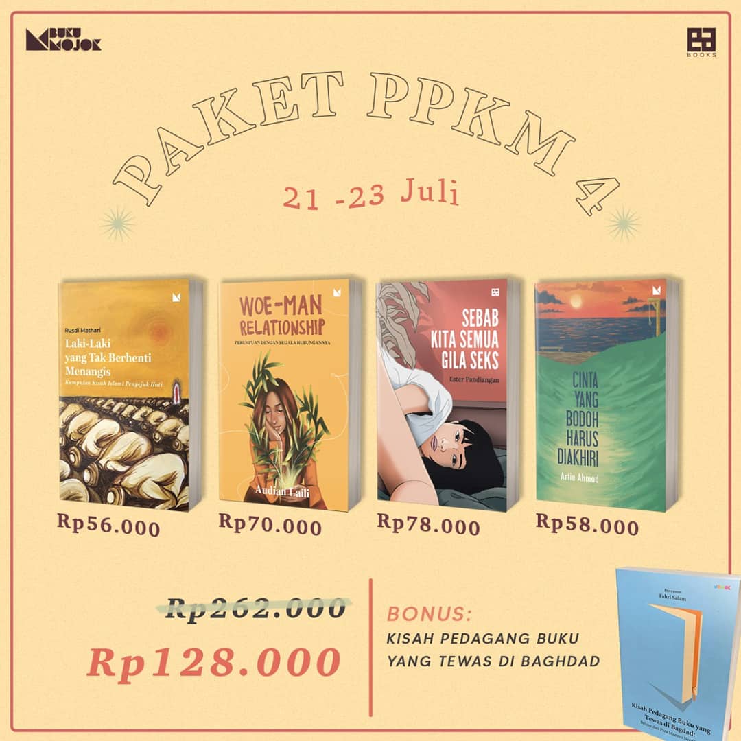 Buku ketiga, rodok berbahaya pas dibaca di depan orang tua.