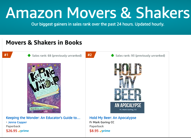 Dave Burgess (@burgessdave) on Twitter photo #KeepingTheWonderBook is the #1 Mover & Shaker on <a href="/amazon/">Amazon</a> today! Biggest 24 hour gain in sales rank of ALL books! Currently #63 in sales out of every book on Amazon! Congrats to <a href="/EngagingStaci/">Staci Lamb | she/her</a> <a href="/BLDGBookLove/">Ashley Bible</a> @jennacopper <a href="/writeonwmissg/">Miss G</a>! #dbcincbooks amazon.com/gp/product/195… #tlap #KeepingTheWonderBook is the #1 Mover & Shaker on <a href="/amazon/">Amazon</a> today! Biggest 24 hour gain in sales rank of ALL books! Currently #63 in sales out of every book on Amazon! Congrats to <a href="/EngagingStaci/">Staci Lamb | she/her</a> <a href="/BLDGBookLove/">Ashley Bible</a> @jennacopper <a href="/writeonwmissg/">Miss G</a>! #dbcincbooks amazon.com/gp/product/195… #tlap