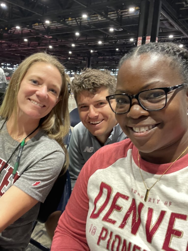 coach_pennyDU's tweet photo. Today marks 1 year for @doshwoods as the HC of @DU_WHoops! It’s been nothing short of a blessing to be with you on this journey. You have led this group with such a positive mindset &amp; drive. Cannot wait to be by your side for year 2. GREAT things to come... #yourCRAFT #MGC 🔴🟡 https://t.co/Ed5FJlNebe