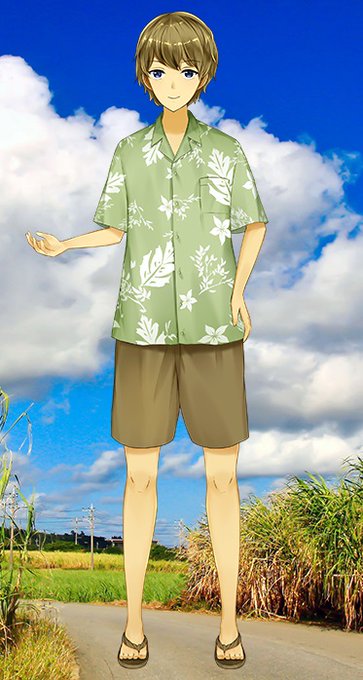 アロハシャツのtwitterイラスト検索結果