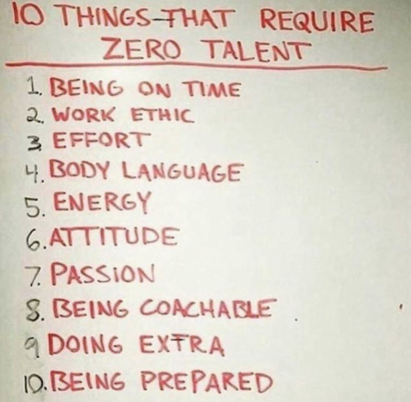 CAPhoenixFB's tweet photo. If you are perfect at these, good things will follow. #Intangibles https://t.co/7FZoVrVYRv