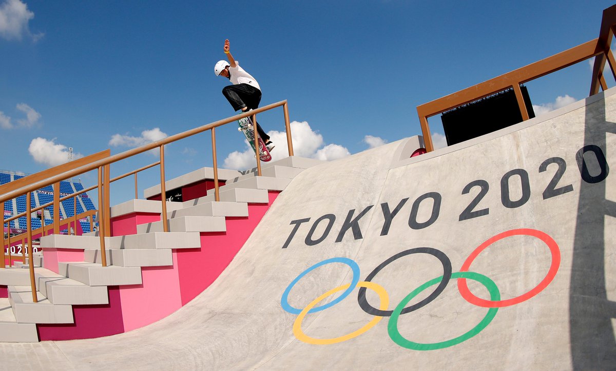 Skateboarding’s Olympic debut continues! 🛹

This morning the women of the first-ever Brazilian and Japanese skateboarding teams hit the Ariake Urban Sports Park to get acquainted with the street course.

Who will be the first women's Olympic skateboarding gold medallist?